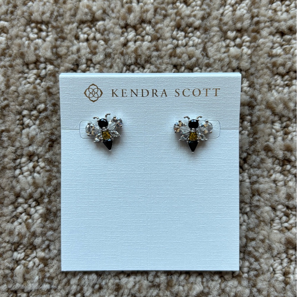 NWT Kendra Scott Bee Earrings - Picture 2 of 6